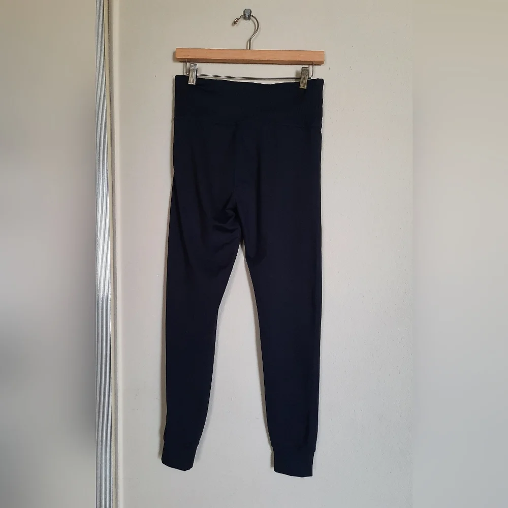 Puma Kids Black Joggers with White Logo Athletic Sports Football Soccer